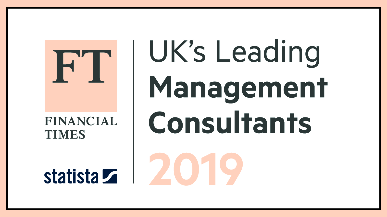 FT UK's Leading Management Consultants 2019 logo