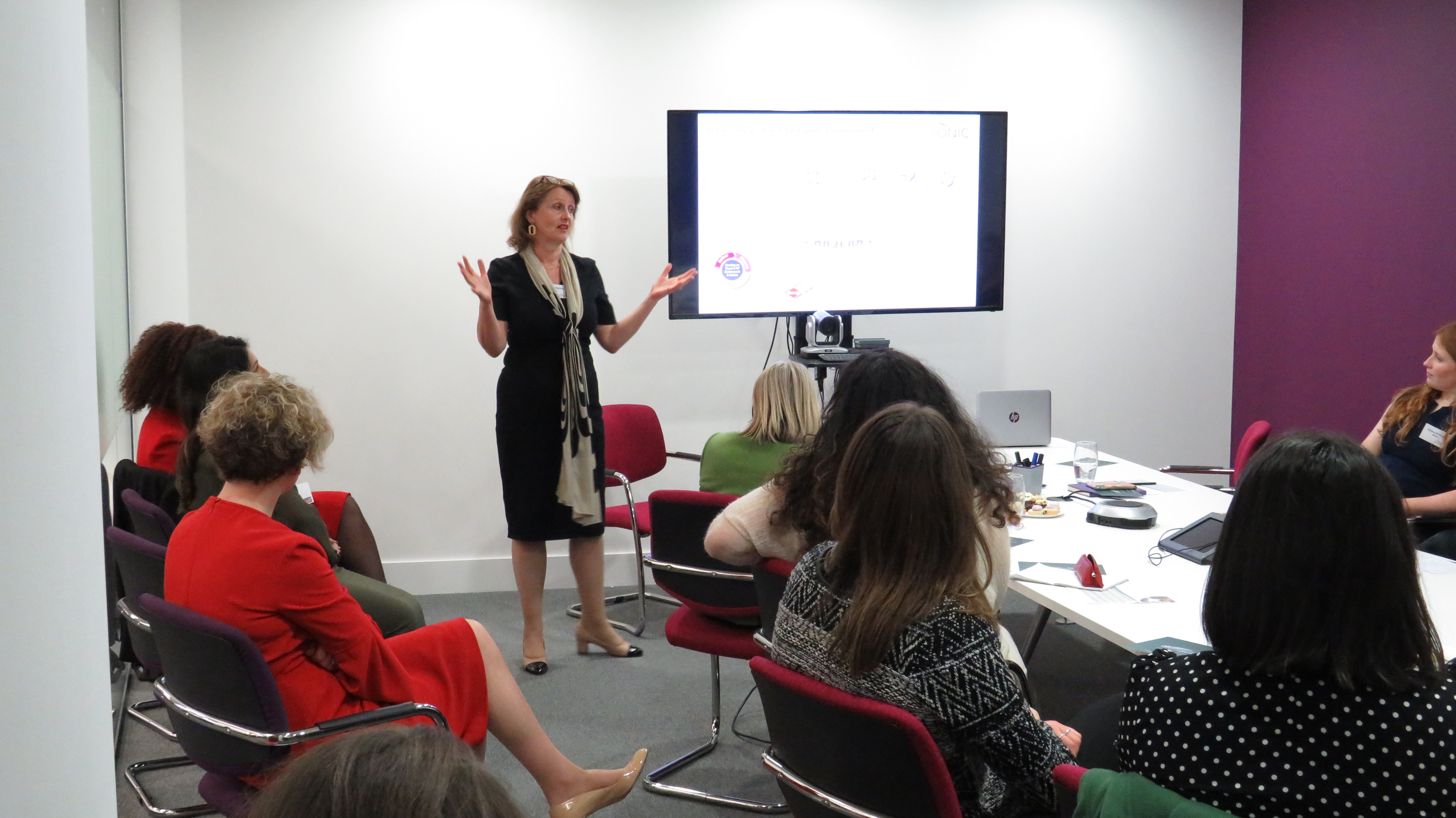 Deborah Challinor speaks at International Women's Day