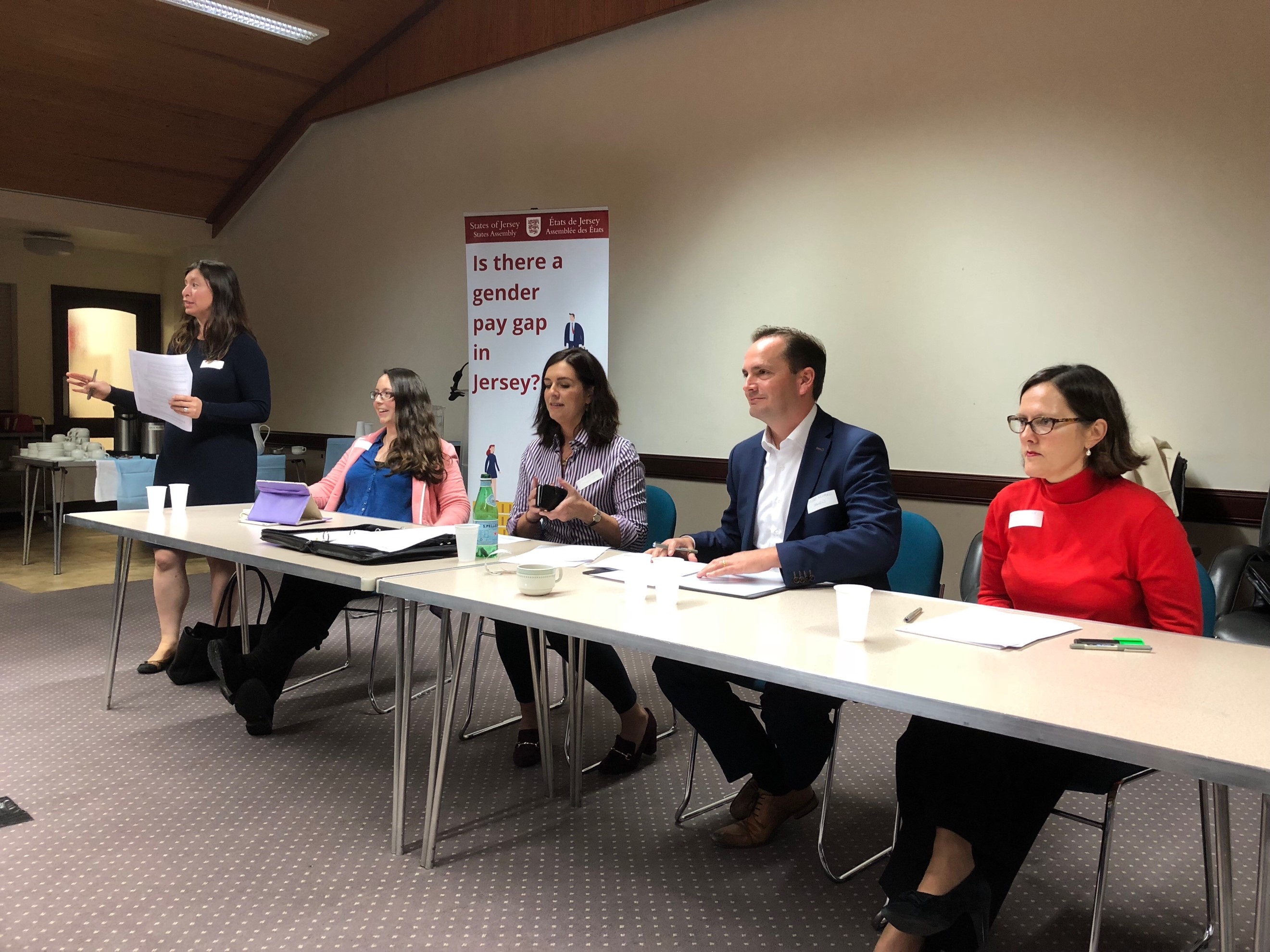 Catalyst Jersey debate gender pay gap