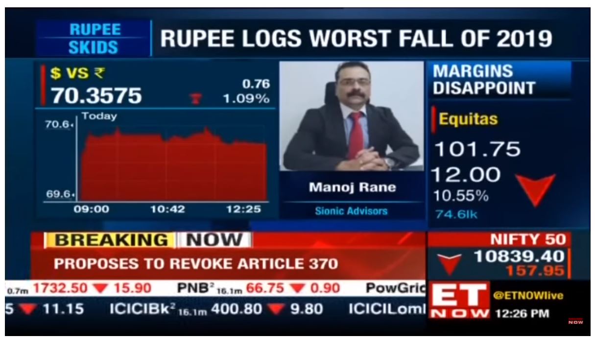 Manoj Rane speaks to The Economic Times