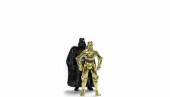 Darth Vader and C3PO.