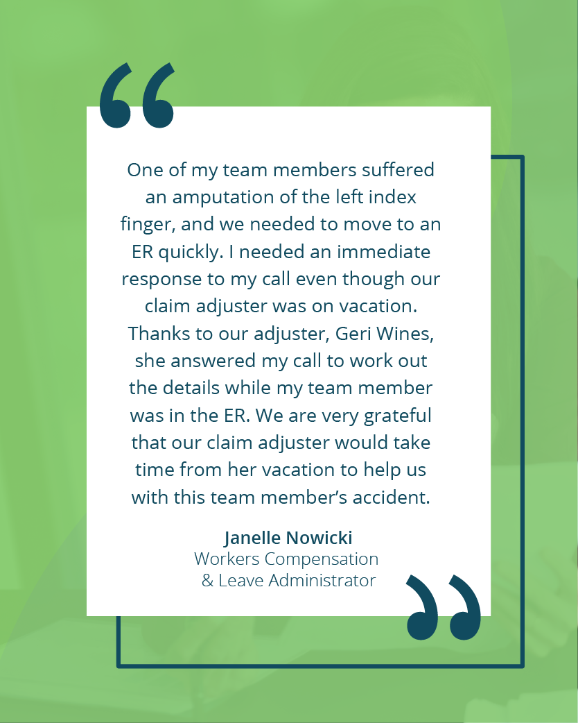 Workers Compensation Testimonial
